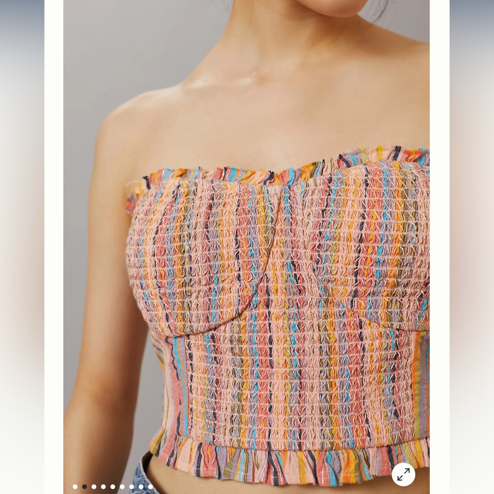 Rainbow Smocked Top